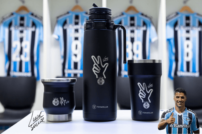 Lançamento Exclusivo: Linha Termo Grêmio by Suárez, a perfeita combinação de estilo eficácia! 🌎 - EP GRUPO | Conteúdo - Mentoria - Eventos - Marcas e Personagens - Brinquedo e Papelaria